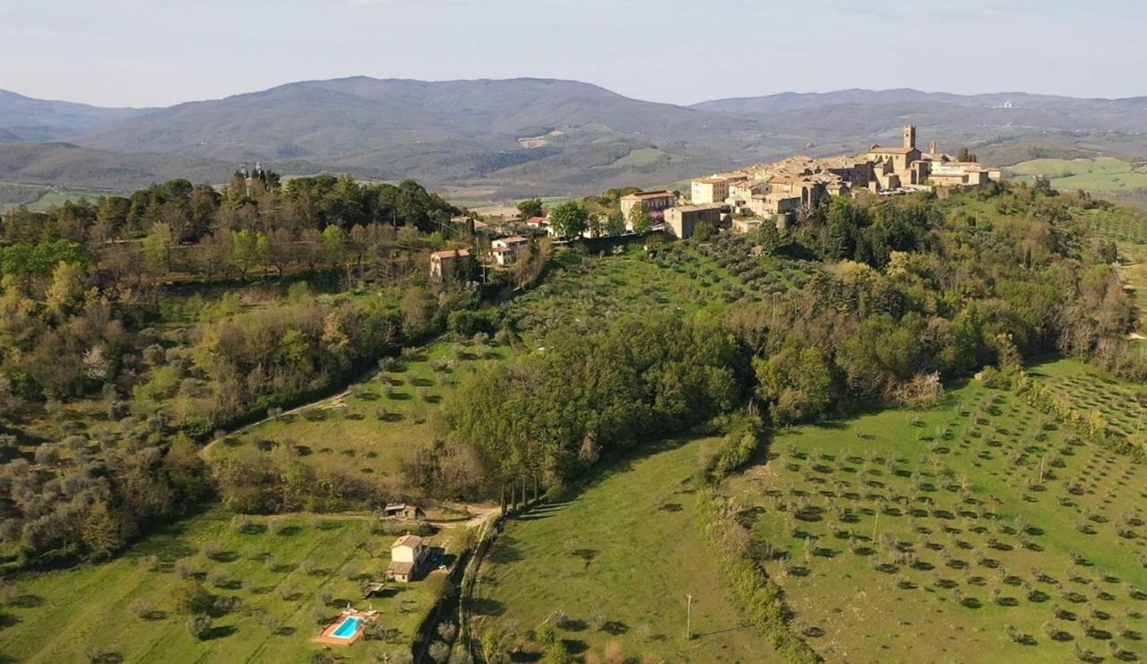 Villa San Regolino Whit Private Pool Radicondoli Eksteriør billede