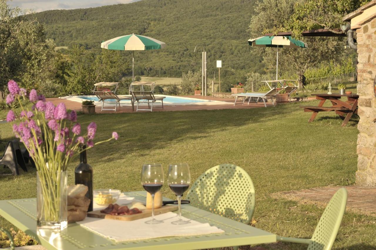 Villa San Regolino Whit Private Pool Radicondoli Eksteriør billede